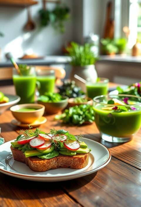 Green Brunch Recipes for Detox