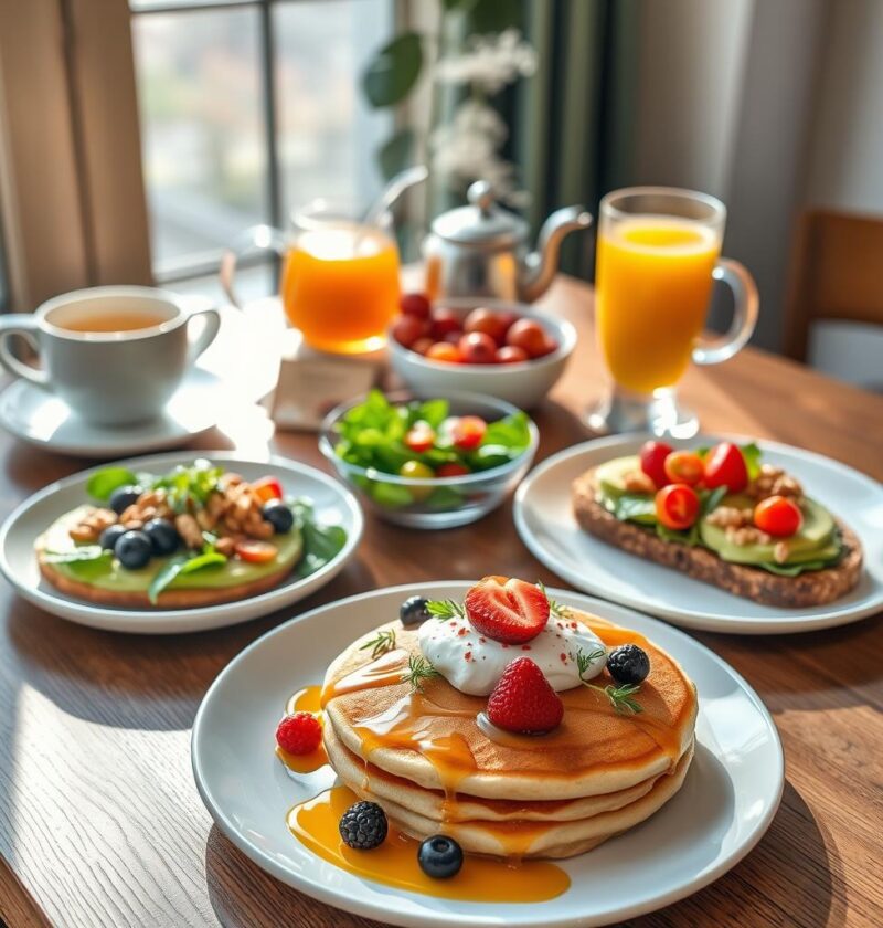 Healthy Sweet and Savory Brunch