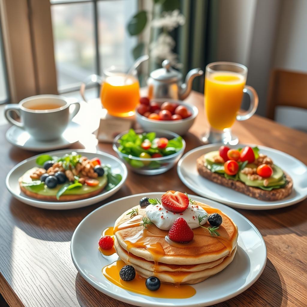 Healthy Sweet and Savory Brunch